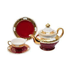 TEA SET ROYAL BISTRO 24PC J1815-12A Default Title - MamasJan Crockery