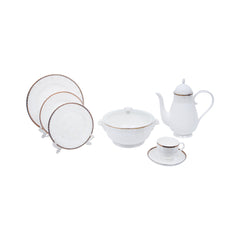 DINNER SET BONE CHINA 61PC YG20182FT Default Title - MamasJan Crockery