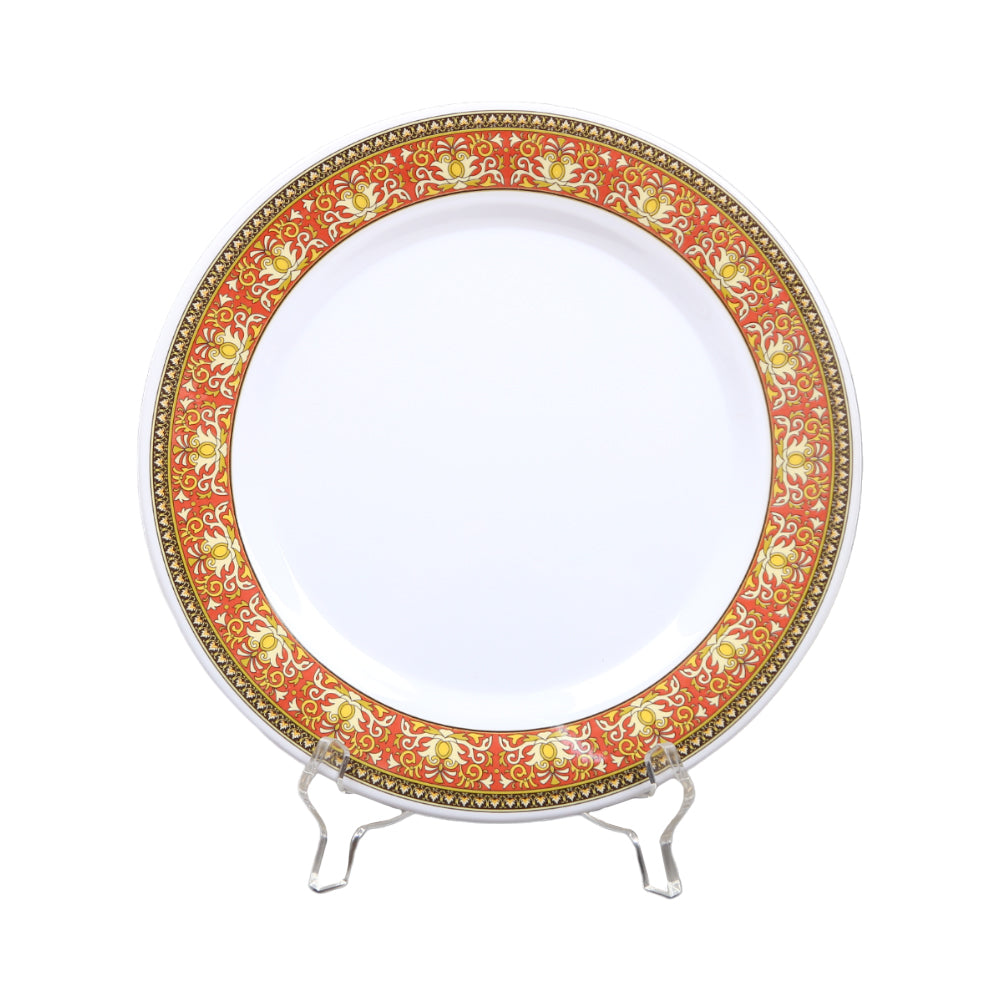 PLATE DINNER MELAMINE MEDUSA RED Default Title - MamasJan Crockery