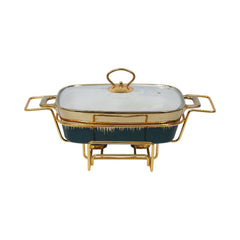 DONGA ONE MORE SQUARE NAVY GREEN CX2420 Default Title - MamasJan Crockery