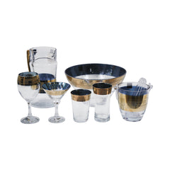 PARTY SET PSB HAND CUT 28PC GOLDEN CH-HGB019 Default Title - MamasJan Crockery