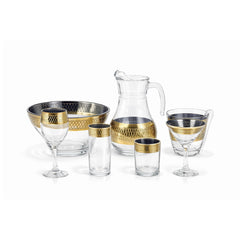 PARTY SET 28PC PSB HAND CUT GOLDEN CH-HGB023 Default Title - MamasJan Crockery