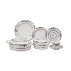DINNER SET 61PC BONE CHINA GZ-YG20132FE Default Title - MamasJan Crockery