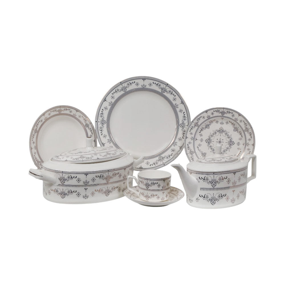 DINNER SET 61PC BONE CHINA GZ-YG19193FE Default Title - MamasJan Crockery