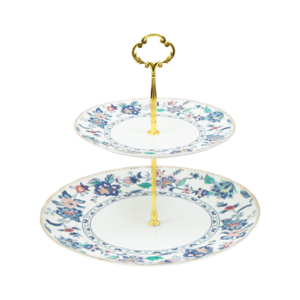 DISH CAKE MORE & MORE 2TIRE K6954 Default Title - MamasJan Crockery