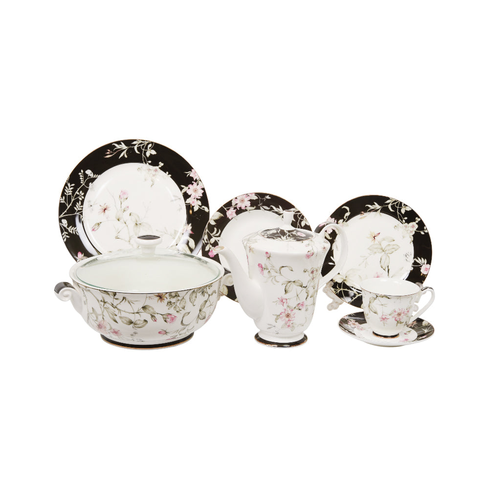 DINNER SET 71PC FINE BONE CHINA A21A01G Default Title - MamasJan Crockery