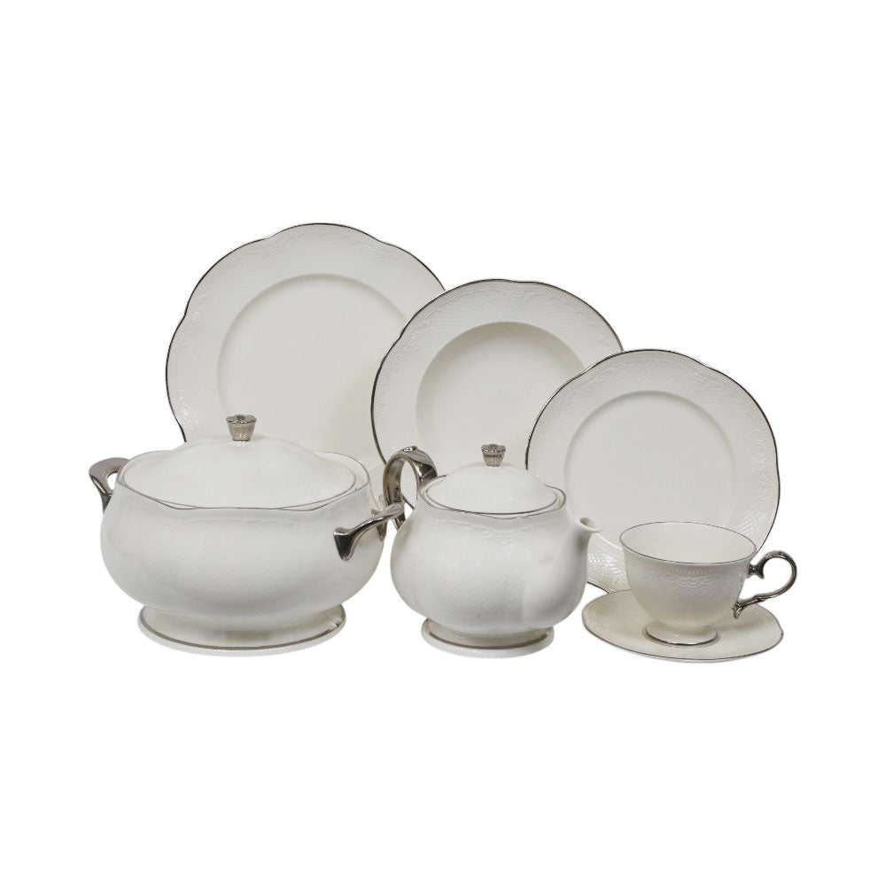 DINNER SET 61PC IMPERIAL NOBLE PL A+B Default Title - MamasJan Crockery