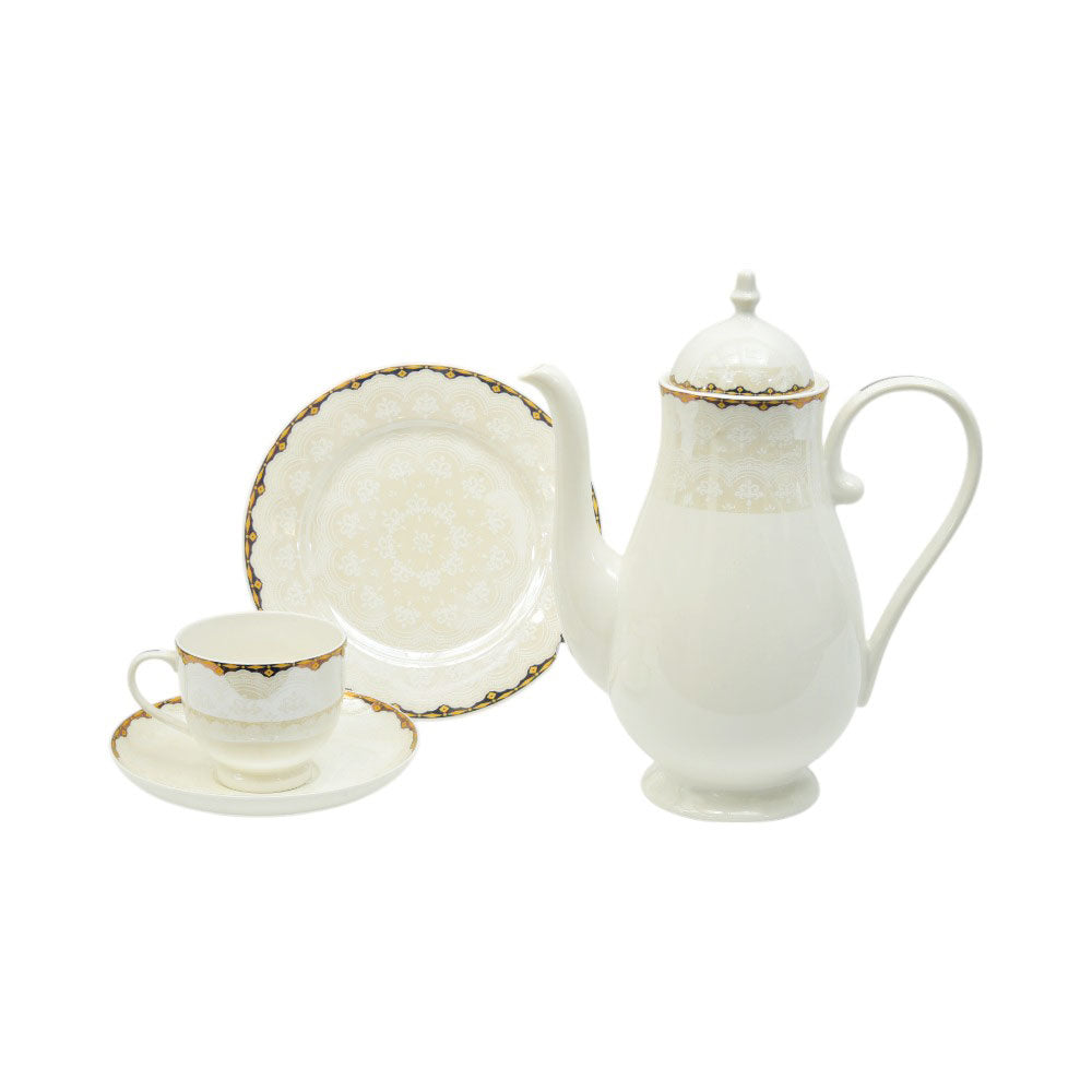 TEA SET BONE CHINA 24PC RS20181CE Default Title - MamasJan Crockery