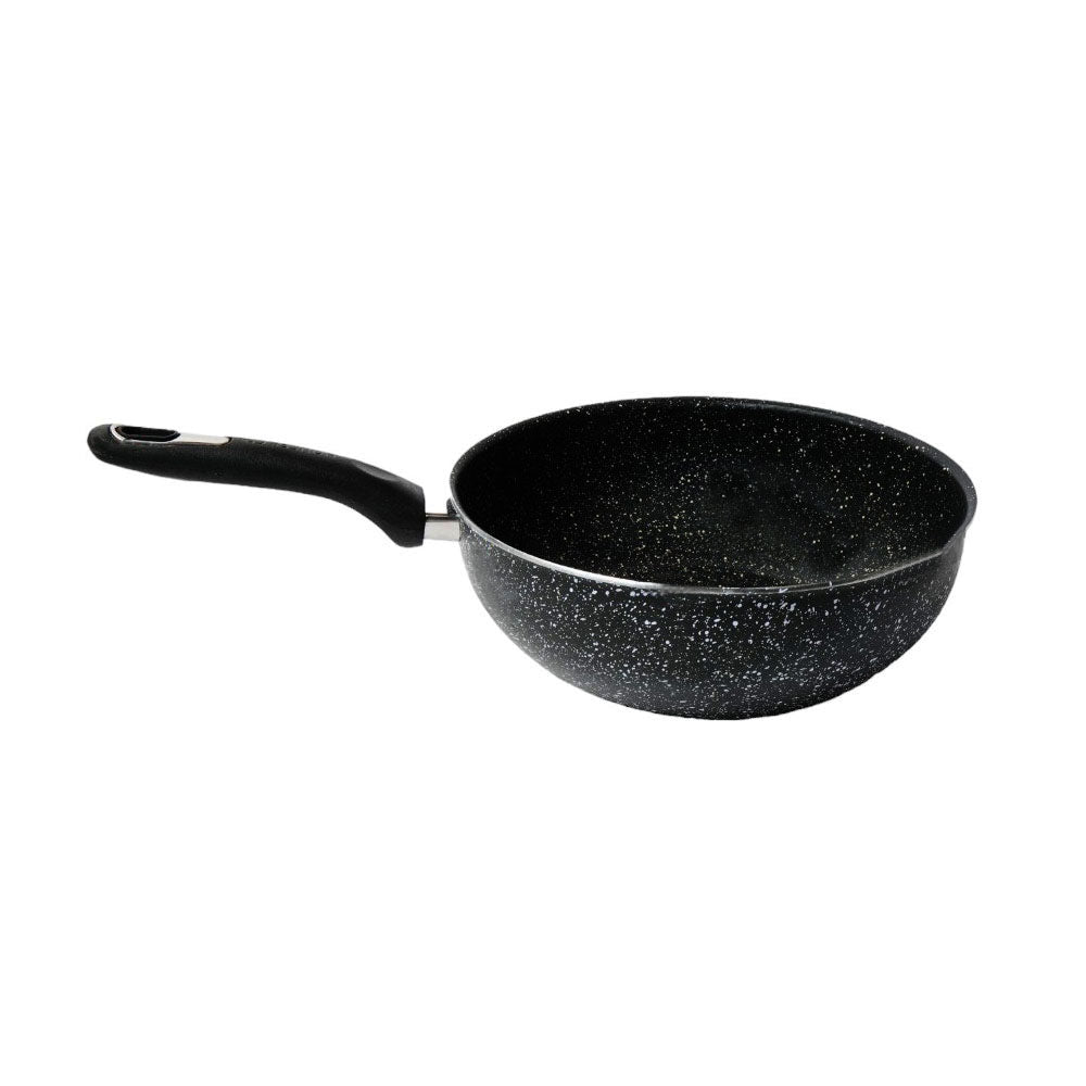 WOK HOUSE & CO MARBLEIZED COATING SINGLE HANDLE 26CM Default Title - MamasJan Crockery