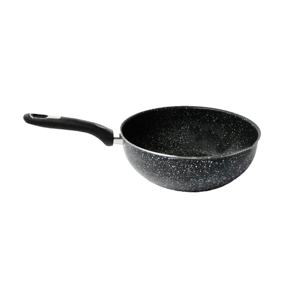 WOK HOUSE & CO MARBLEIZED COATING SINGLE HANDLE 28CM Default Title - MamasJan Crockery
