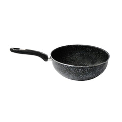 WOK HOUSE & CO MARBLEIZED COATING SINGLE HANDLE 28CM Default Title - MamasJan Crockery