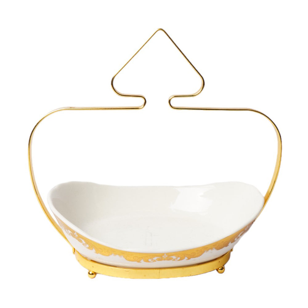 DISH FRUIT PORCELAIN IR BDW21-6 Default Title - MamasJan Crockery