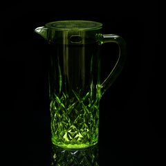 JUG ACRYLIC DIAMOND CUT AC111-05 GREEN Default Title - MamasJan Crockery