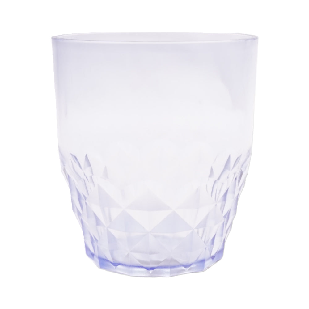 GLASS ACRYLIC FROSTED DIAMOND AC129 PURPLE (Pack 6) Default Title - MamasJan Crockery