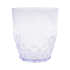 GLASS ACRYLIC FROSTED DIAMOND AC129 PURPLE (Pack 6) Default Title - MamasJan Crockery