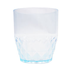 GLASS ACRYLIC FROSTED DIAMOND AC129-4 BLUE (Pack 6) Default Title - MamasJan Crockery