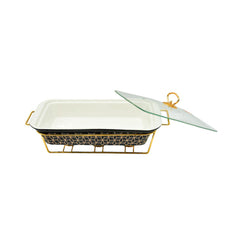 DONGA RECTANGULAR MORE & MORE CX2511 BLACK Default Title - MamasJan Crockery