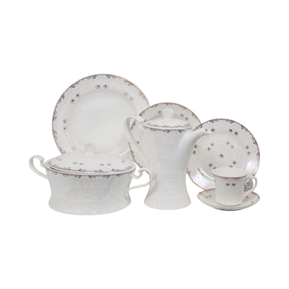 DINNER SET 61PC NEW BONE FQ 002 Default Title - MamasJan Crockery
