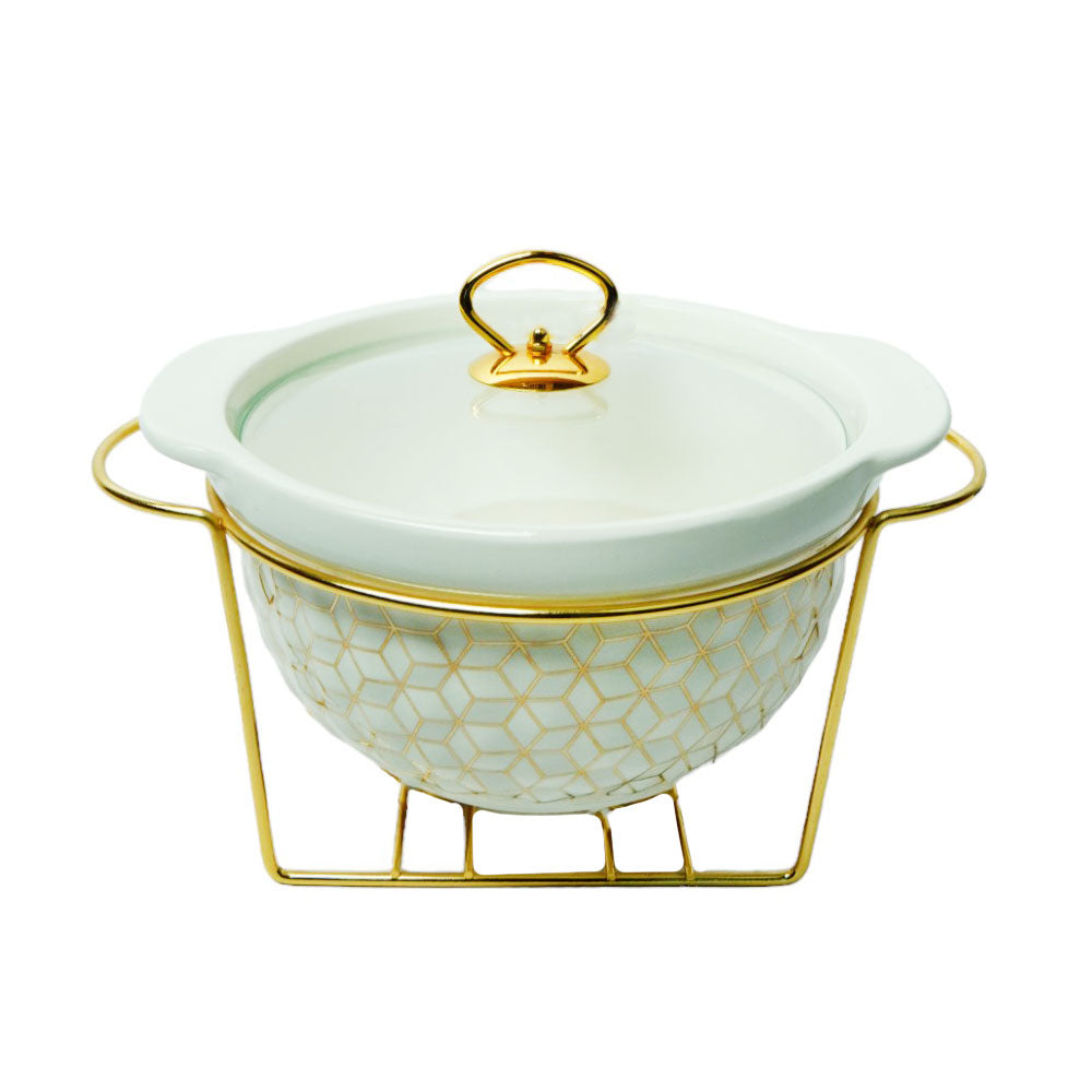 DONGA ROUND MORE & MORE CX2530 WHITE Default Title - MamasJan Crockery