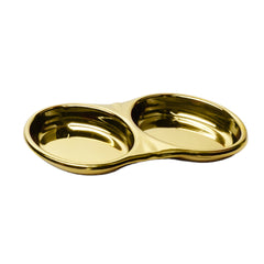 DISH SAUCE STEEL IR GOLD 7002-1 Default Title - MamasJan Crockery
