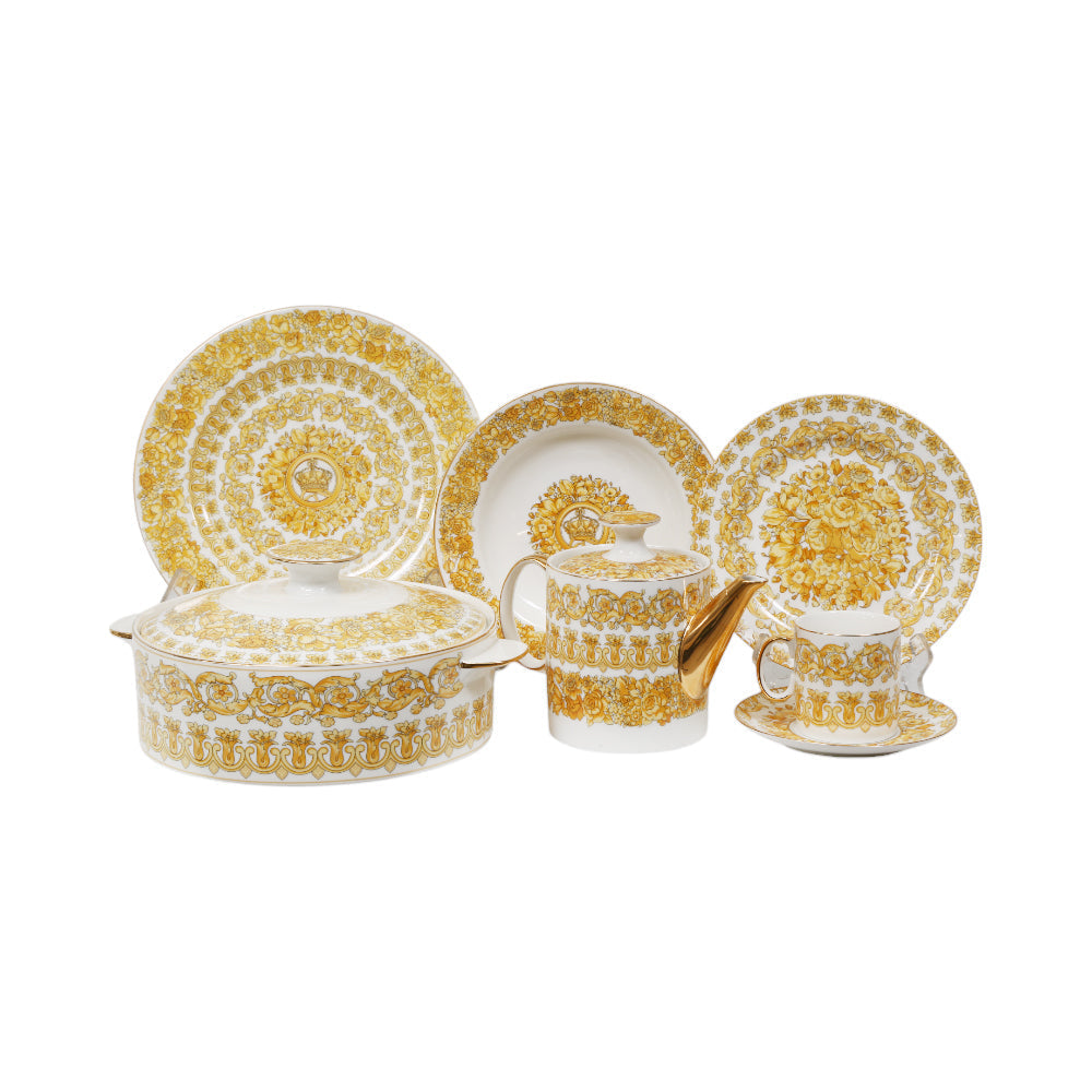DINNER SET 85PC ROYAL BISTRO 85-751 Default Title - MamasJan Crockery