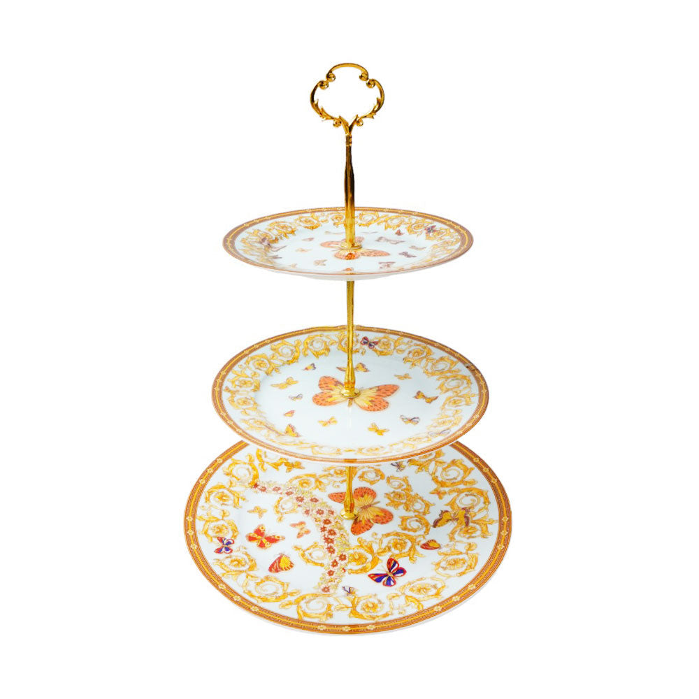 DISH CAKE 3TIRE ROYAL BISTRO K105-3-628 Default Title - MamasJan Crockery