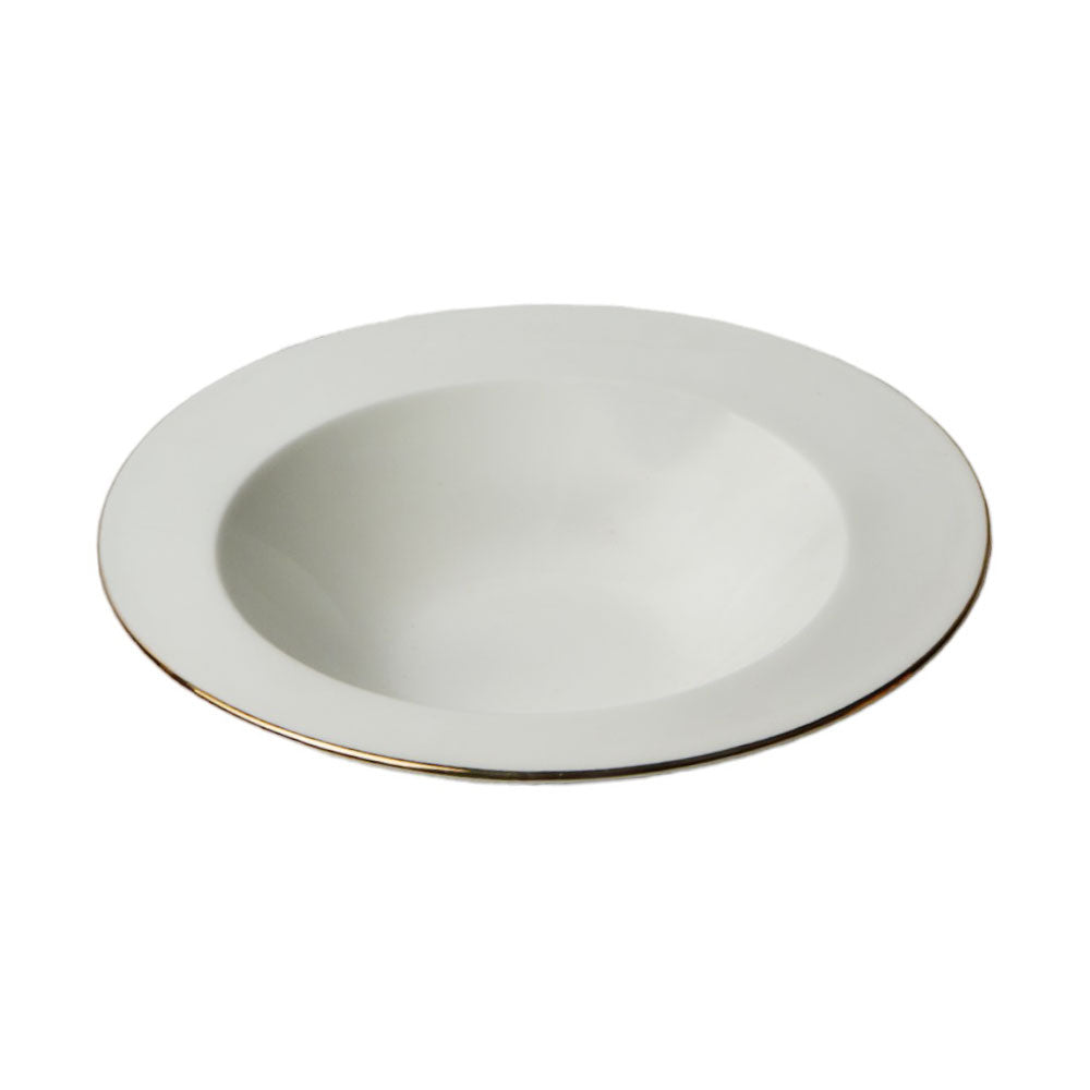 BOWL PORCELAIN WHITE IR 9INCH A78 Default Title - MamasJan Crockery