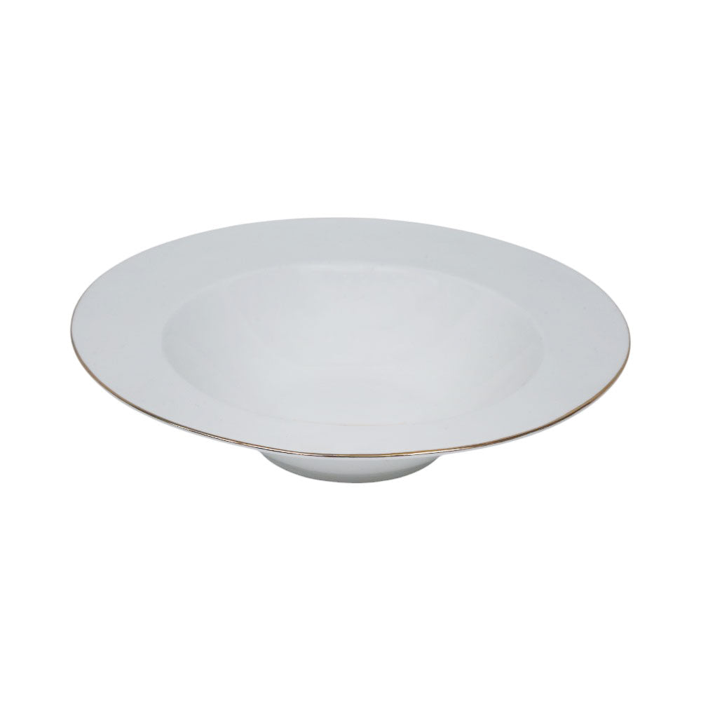 BOWL PORCELAIN WHITE IR 9.5INCH A79 Default Title - MamasJan Crockery