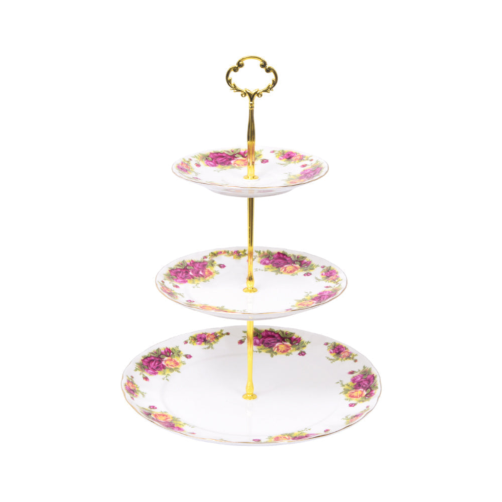 DISH CAKE MORE & MORE 3TIRE K8416 Default Title - MamasJan Crockery