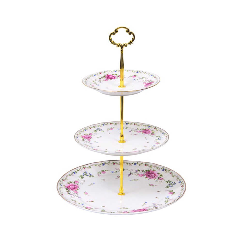 DISH CAKE MORE & MORE 3TIRE K6406 Default Title - MamasJan Crockery