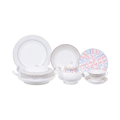 DINNER SET BONE CHINA 85PC YS004ET Default Title - MamasJan Crockery