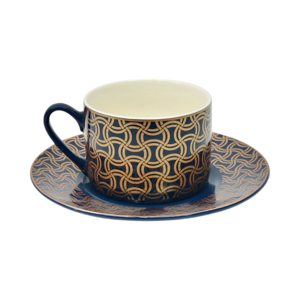 CUP N SAUCER BONE CHINA HOME & TABLE ML22BCS7 (Pack of 6) Default Title - MamasJan Crockery