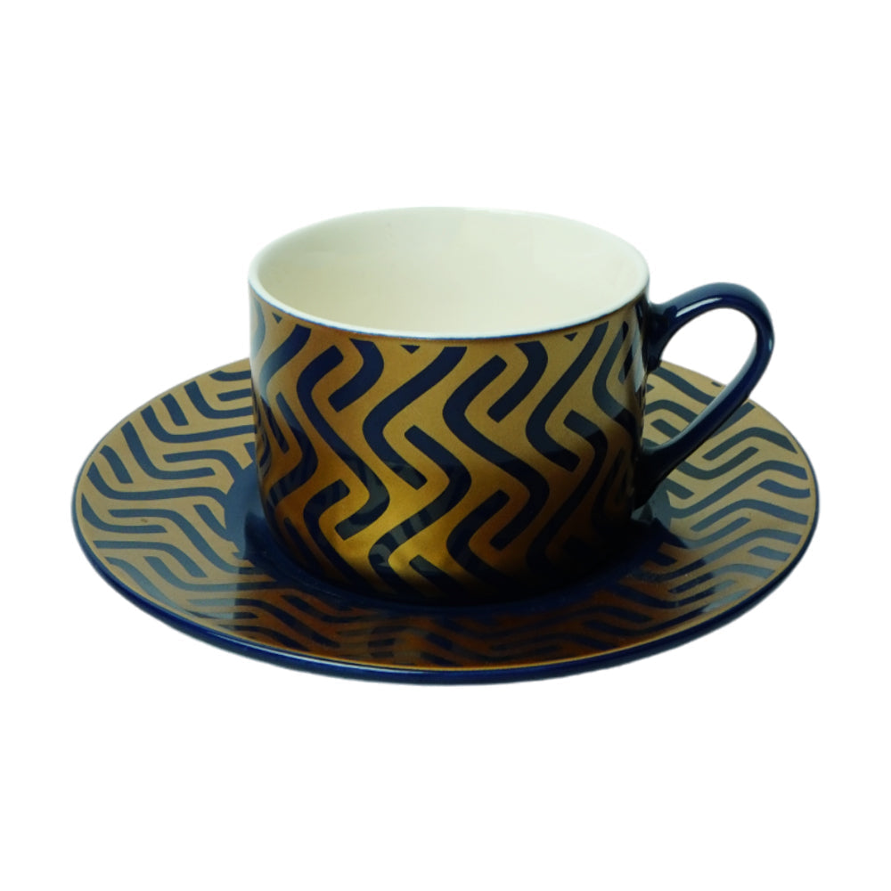 CUP N SAUCER BONE CHINA HOME & TABLE ML22BCS8 (Pack of 6) Default Title - MamasJan Crockery