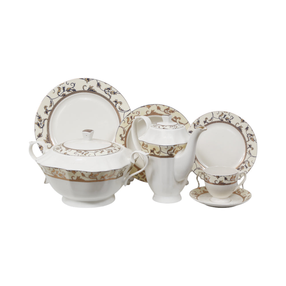 DINNER SET 85PC BONE CHINA YF01 Default Title - MamasJan Crockery
