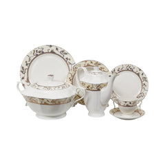DINNER SET 85PC BONE CHINA YF01 Default Title - MamasJan Crockery