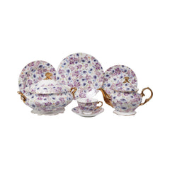 DINNER SET 75PC BONE CHINA 04GT Default Title - MamasJan Crockery