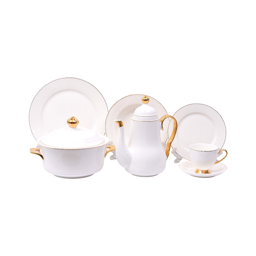 DINNER SET 70 PC BONE CHINA TX-GGK UC Default Title - MamasJan Crockery