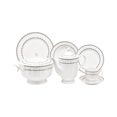 DINNER SET 61 PC BONE CHINA BJ-003 UC Default Title - MamasJan Crockery