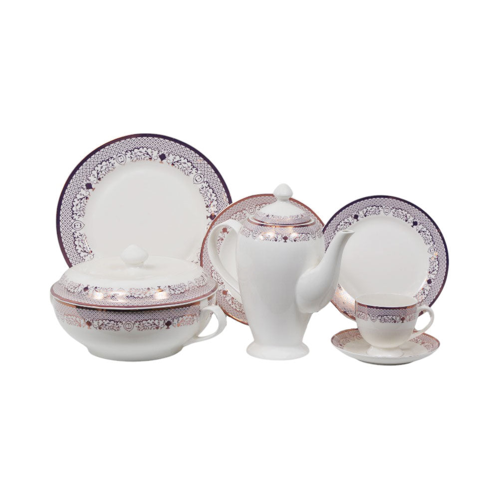DINNER SET 61 PC BONE CHINA FD-004 UC Default Title - MamasJan Crockery