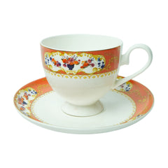 CUP & SAUCER BONE CHINA JOHN ADAMS C5 FT (Pack of 6) Default Title - MamasJan Crockery