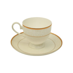 CUP & SAUCER BONE CHINA JOHN ADAMS C7 FT (Pack of 6) Default Title - MamasJan Crockery