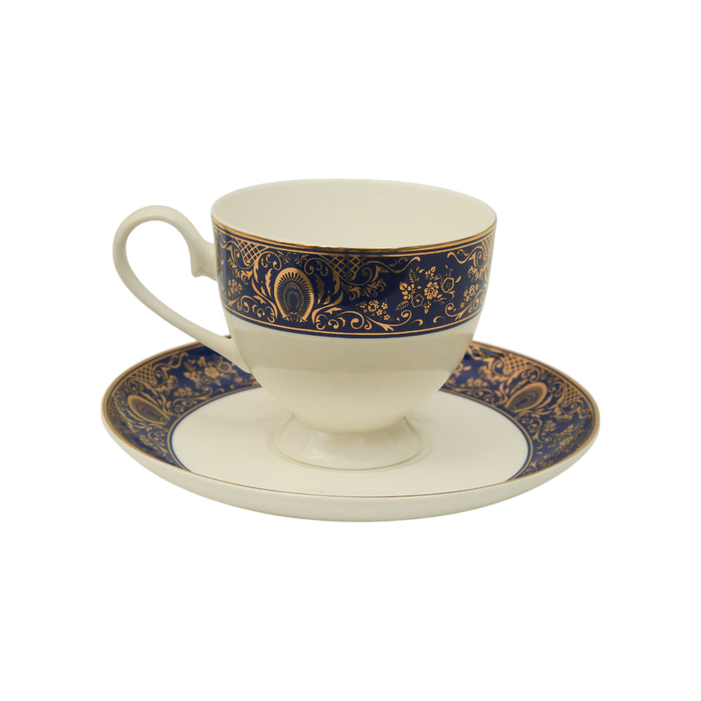 CUP & SAUCER BONE CHINA JOHN ADAMS C8 FT (Pack of 6) Default Title - MamasJan Crockery
