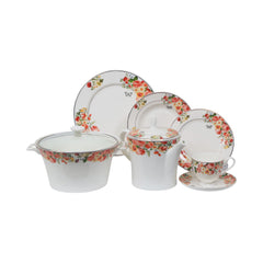 DINNER SET 89 PC BONE CHINA JOHN ADAMS H3-4FT Default Title - MamasJan Crockery