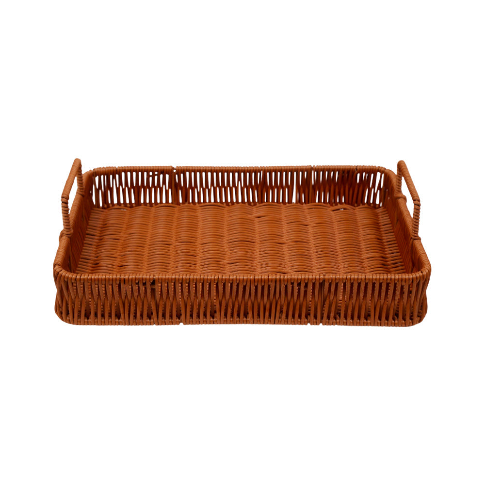 TRAY CANE RECTANGLE MEDIUM 1365-10 Default Title - MamasJan Crockery