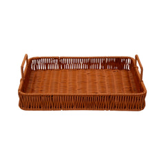 TRAY CANE RECTANGLE MEDIUM 1365-10 Default Title - MamasJan Crockery
