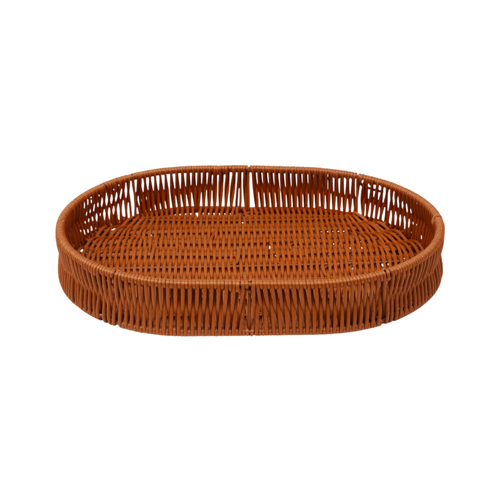 TRAY CANE OVAL MEDIUM IR 1365-3 Default Title - MamasJan Crockery