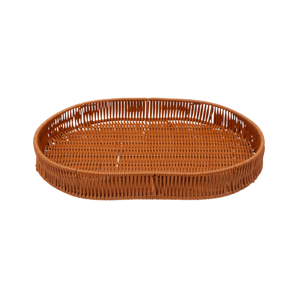 TRAY CANE OVAL LARGE IR 1365-11 Default Title - MamasJan Crockery