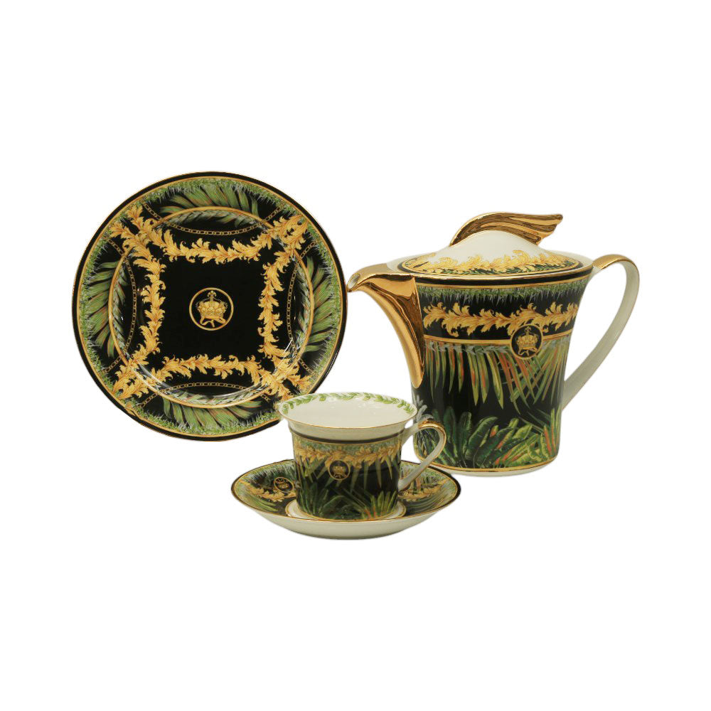 TEA SET 24PC ROYAL BISTRO 24-717 Default Title - MamasJan Crockery