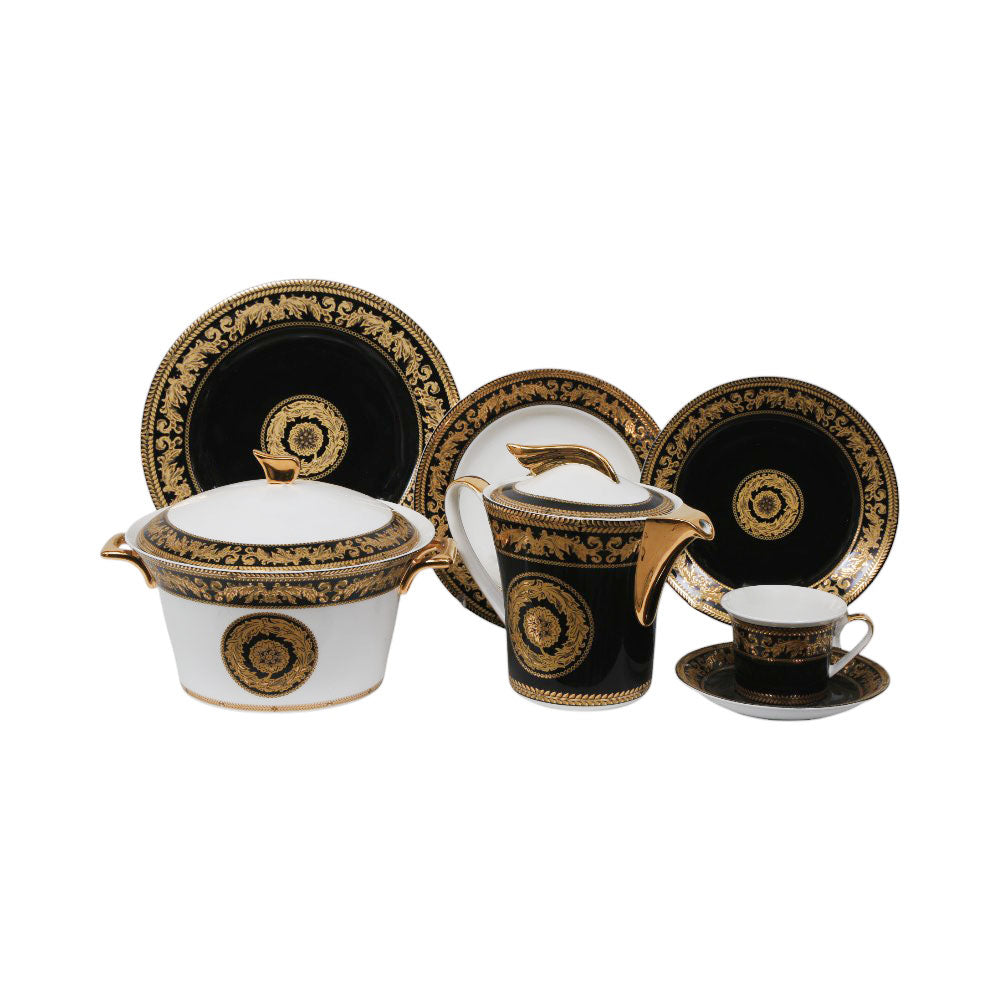 DINNER SET 85PC ROYAL BISTRO 85-639 Default Title - MamasJan Crockery