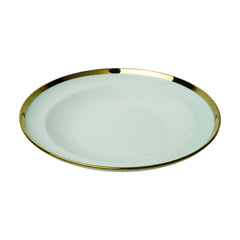 PLATE DEEP WHITE PORCELAIN ELECTRO 8.75INCH IR DD Default Title - MamasJan Crockery